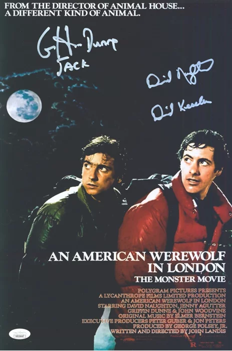 An American Werewolf In London autograph