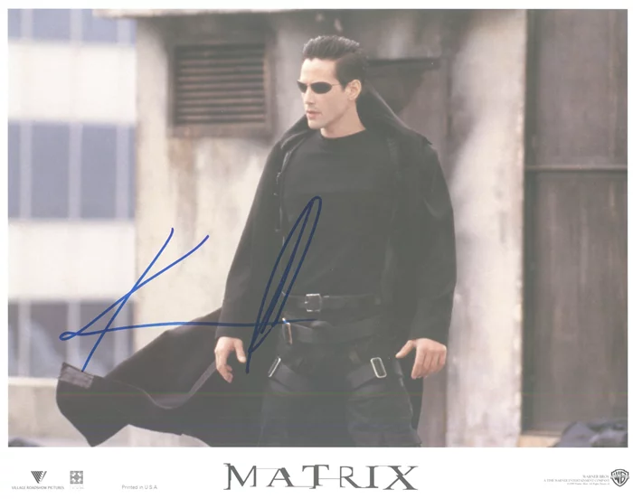 Keanu Reeves autograph
