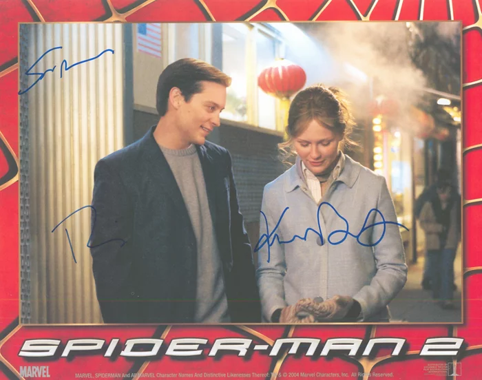 Spider-Man 2 autograph