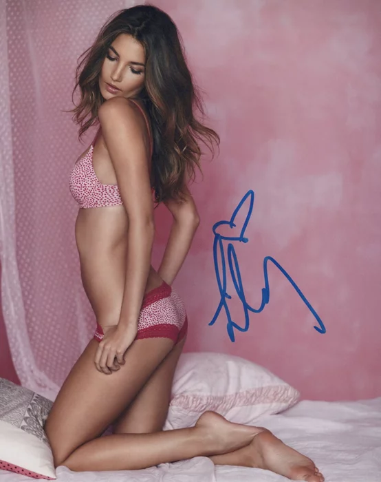 Lily Aldridge autograph