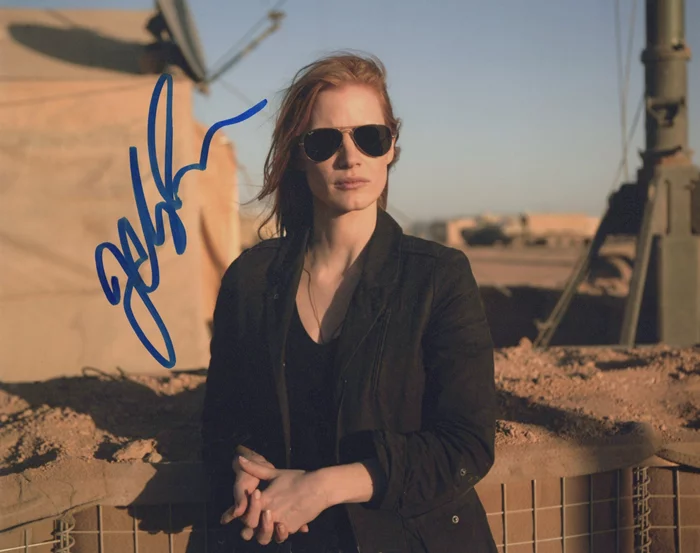 Jessica Chastain autograph