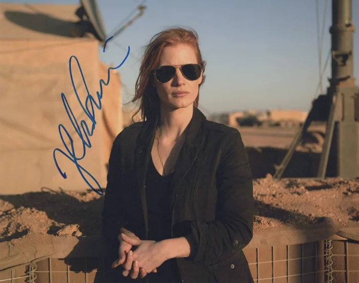 Jessica Chastain autograph
