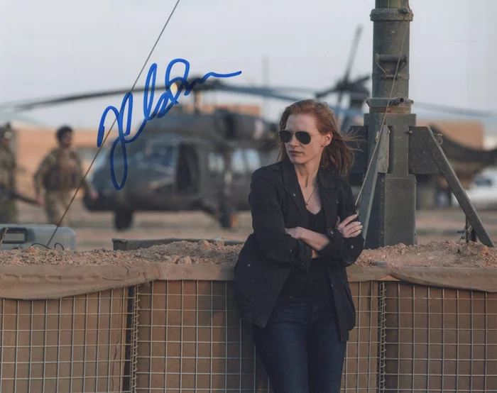 Jessica Chastain autograph