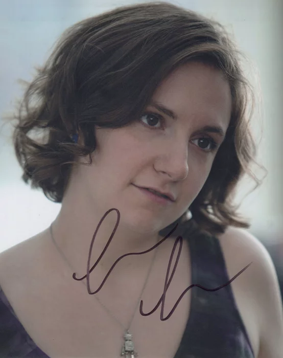 Lena Dunham autograph