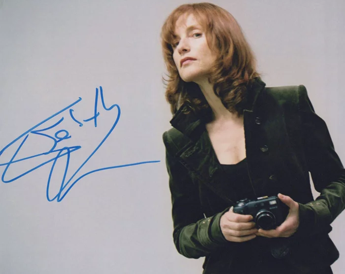 Isabelle Huppert autograph