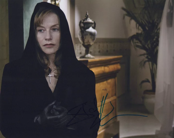Isabelle Huppert autograph