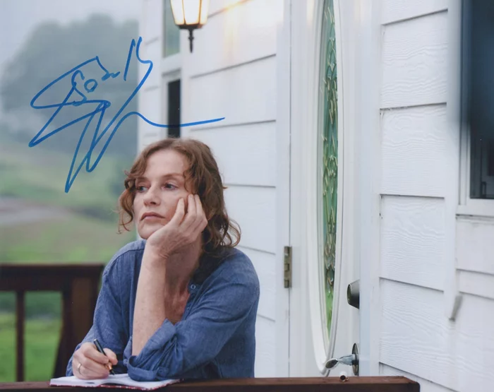 Isabelle Huppert autograph