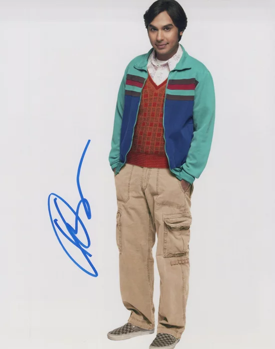 Kunal Nayyar autograph