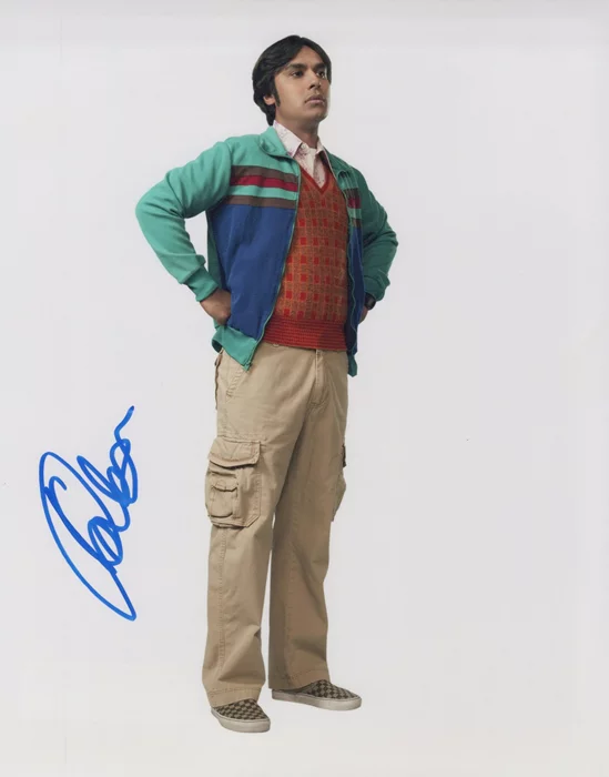 Kunal Nayyar autograph