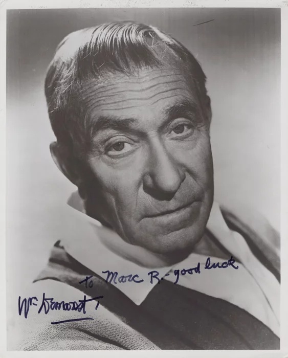 William Demarest autograph