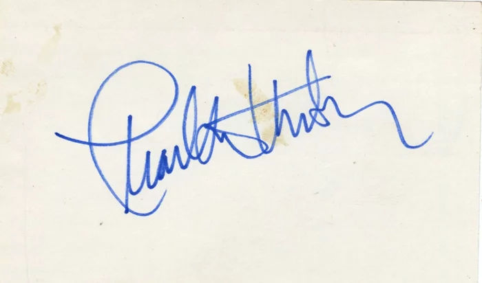 Charlton Heston autograph