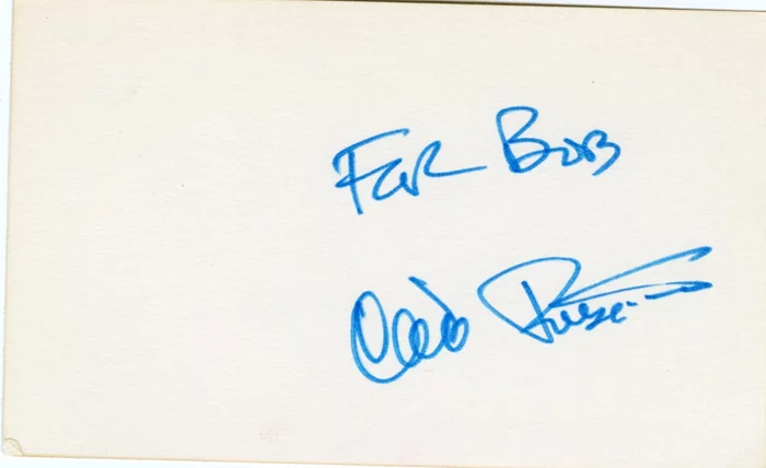 Cliff Robertson autograph