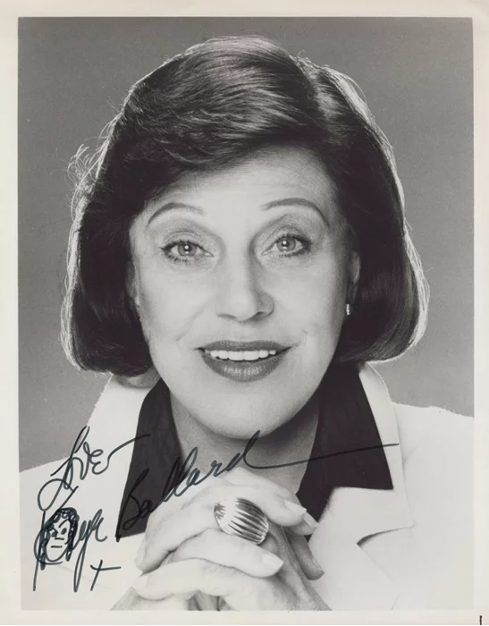 Kaye Ballard autograph