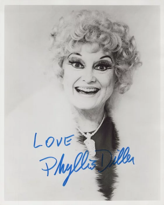 Phyllis Diller autograph