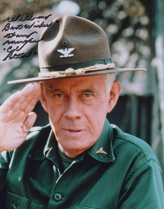 Harry Morgan autograph