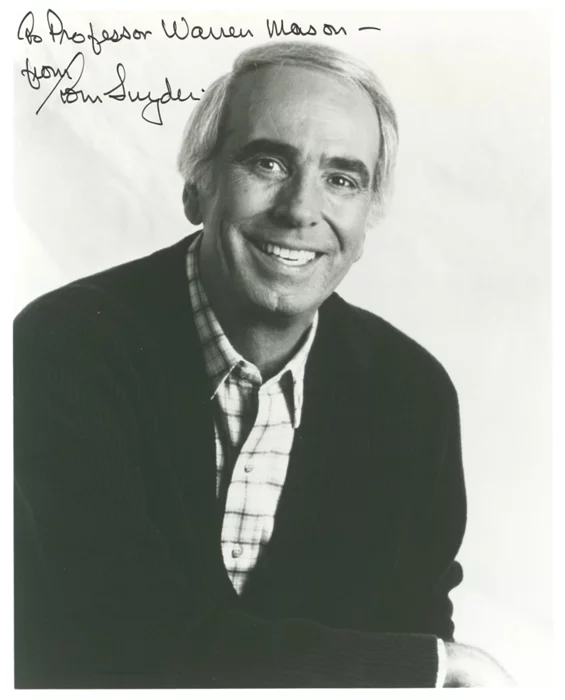 Tom Snyder autograph