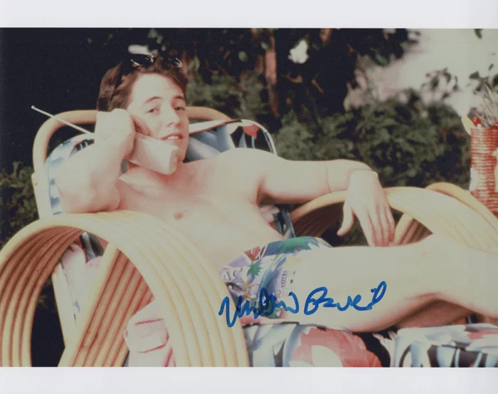 Matthew Broderick autograph