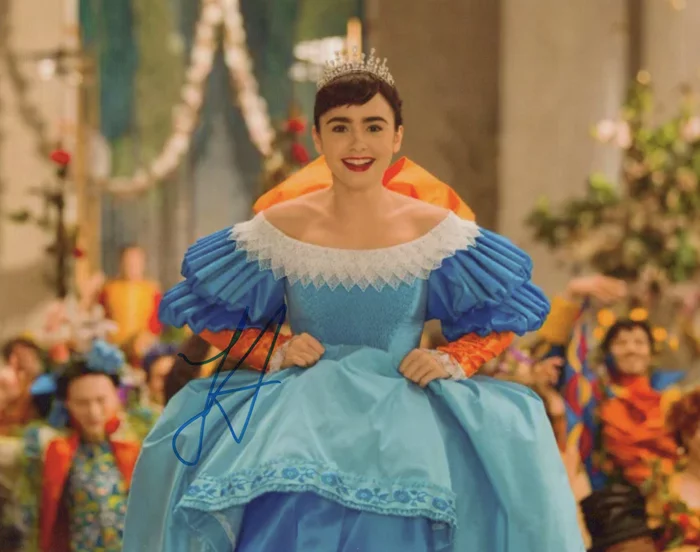 Lily Collins autograph