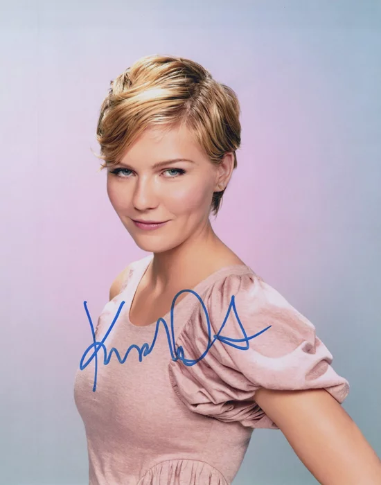 Kirsten Dunst autograph