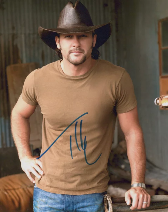 Tim McGraw autograph