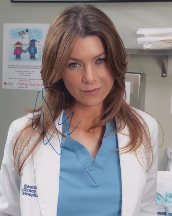 Ellen Pompeo autograph