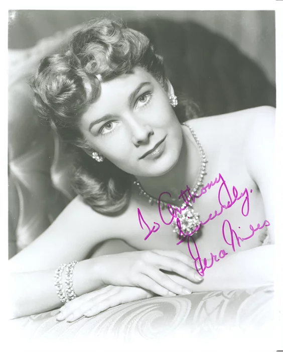 Vera Miles autograph