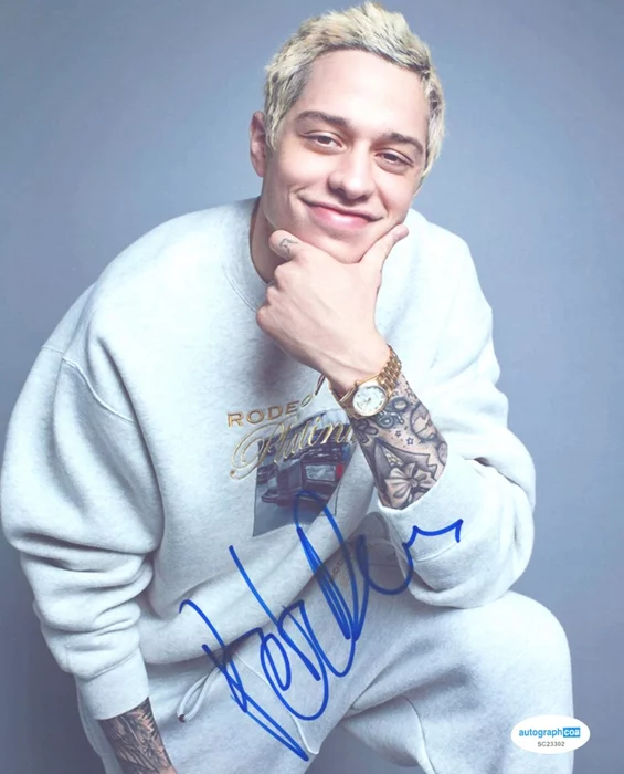 Pete Davidson autograph