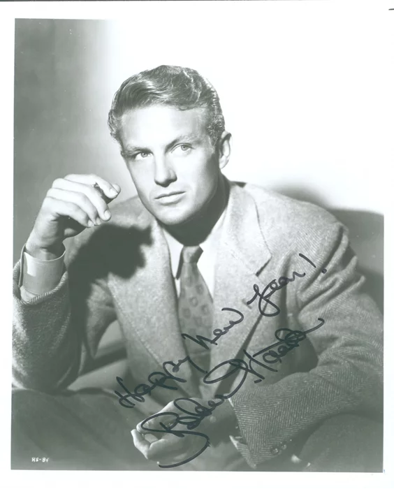Robert Stack autograph