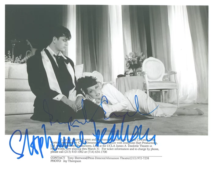 The Vortex autograph