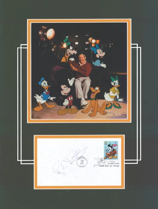 Roy E. Disney autograph