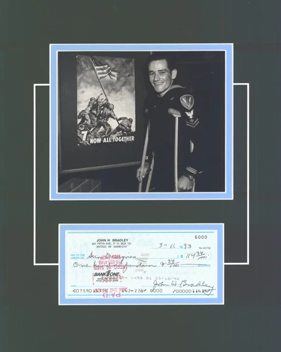 John H. Bradley autograph