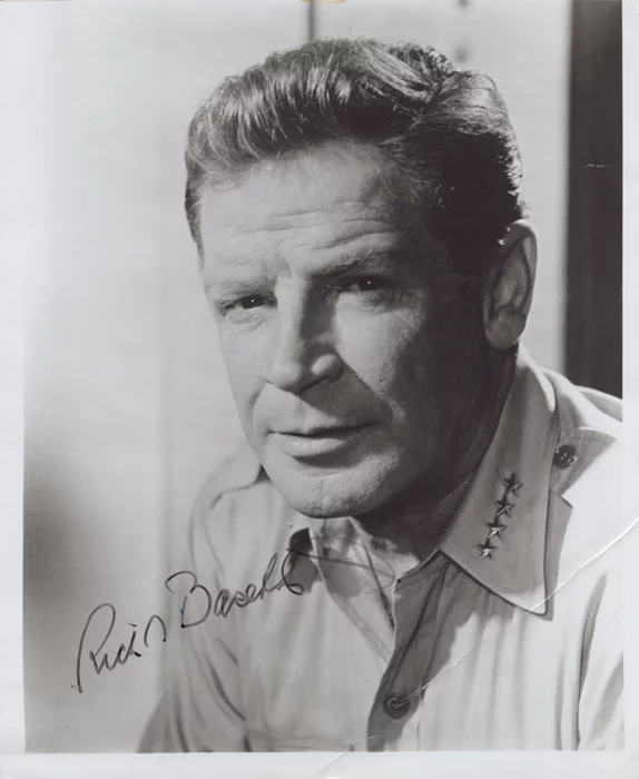 Richard Basehart autograph