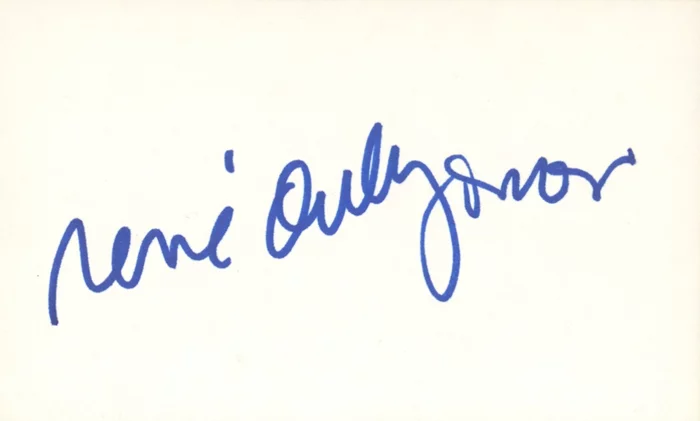 Rene Auberjonois autograph
