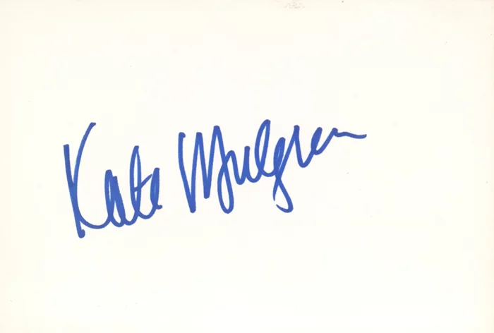 Kate Mulgrew autograph
