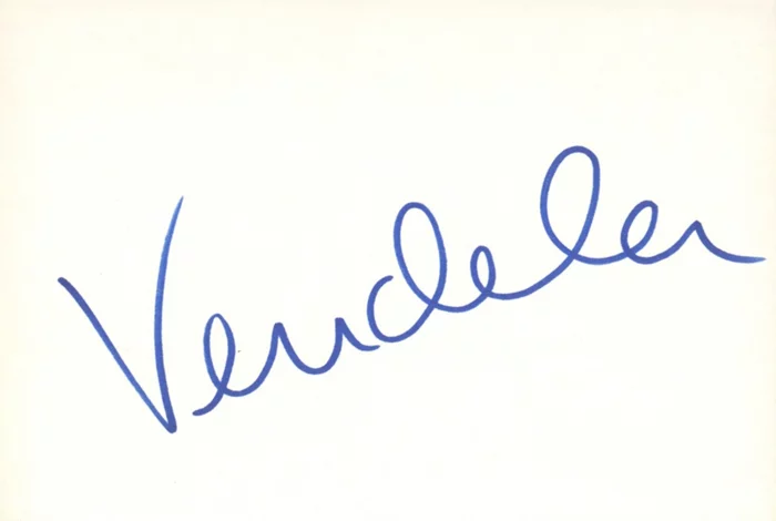 Vendela autograph