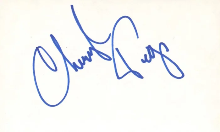 Cheryl Tiegs autograph