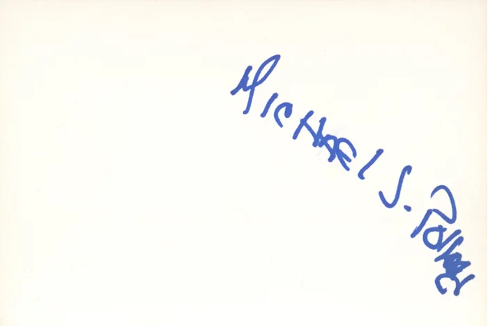 Michael J. Pollard autograph