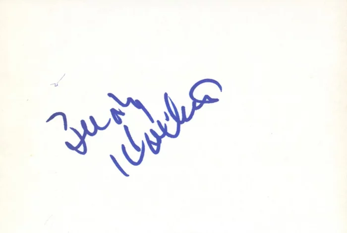 Buddy Hackett autograph