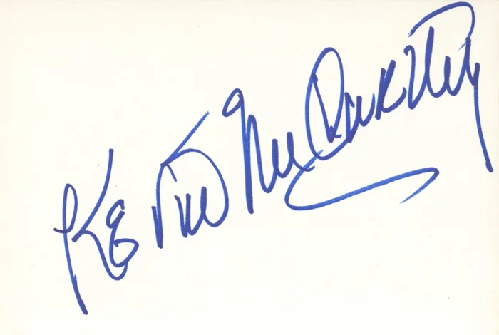 Kevin McCarthy autograph