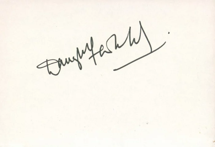 Douglas Fairbanks, Jr. autograph