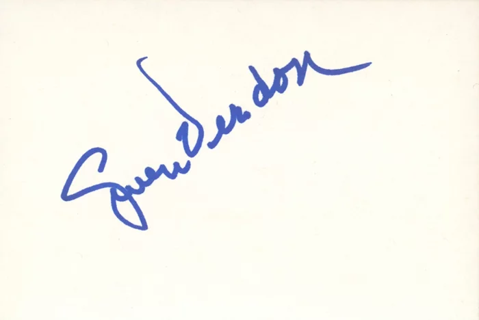 Gwen Verdon autograph