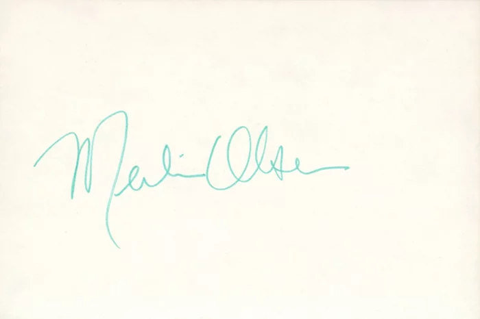 Merlin Olsen autograph
