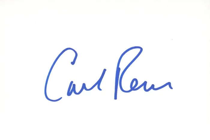 Carl Reiner autograph