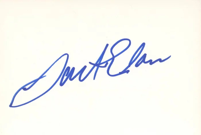 Jack Elam autograph