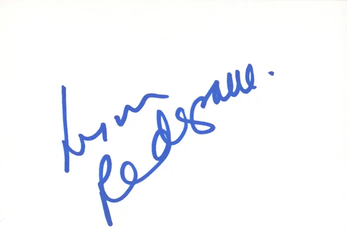 Lynn Redgrave autograph