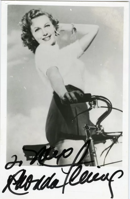 Rhonda Fleming autograph