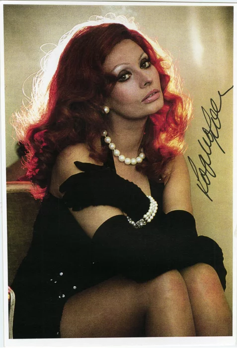 Sophia Loren autograph