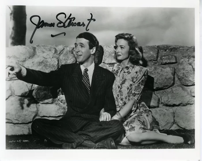 James Stewart autograph