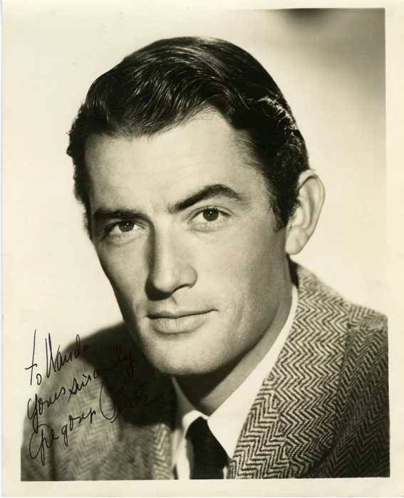 Gregory Peck autograph