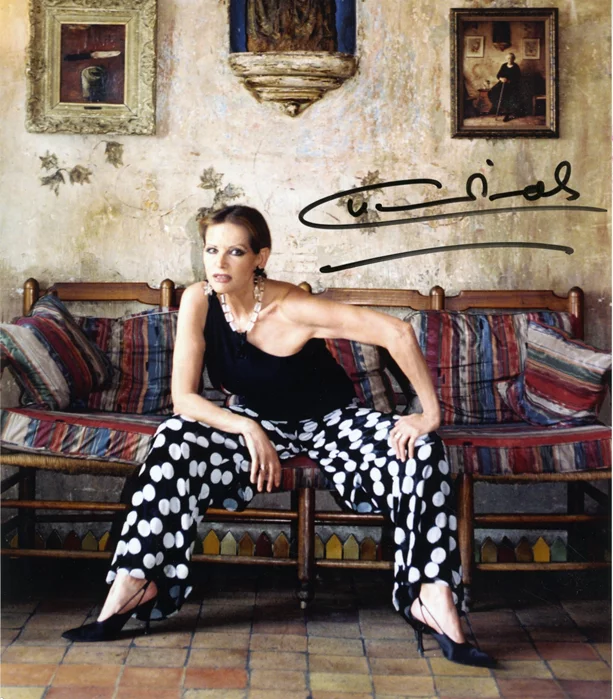 Claudia Cardinale autograph